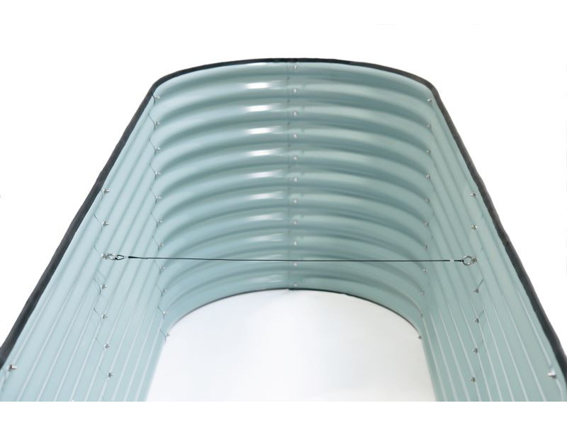 WESTMANN Hochbeet Metall Oval 240x80x82 cm anthrazit