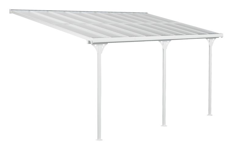 WESTMANN Alu Terassenüberdachung Bruce 556 weiß