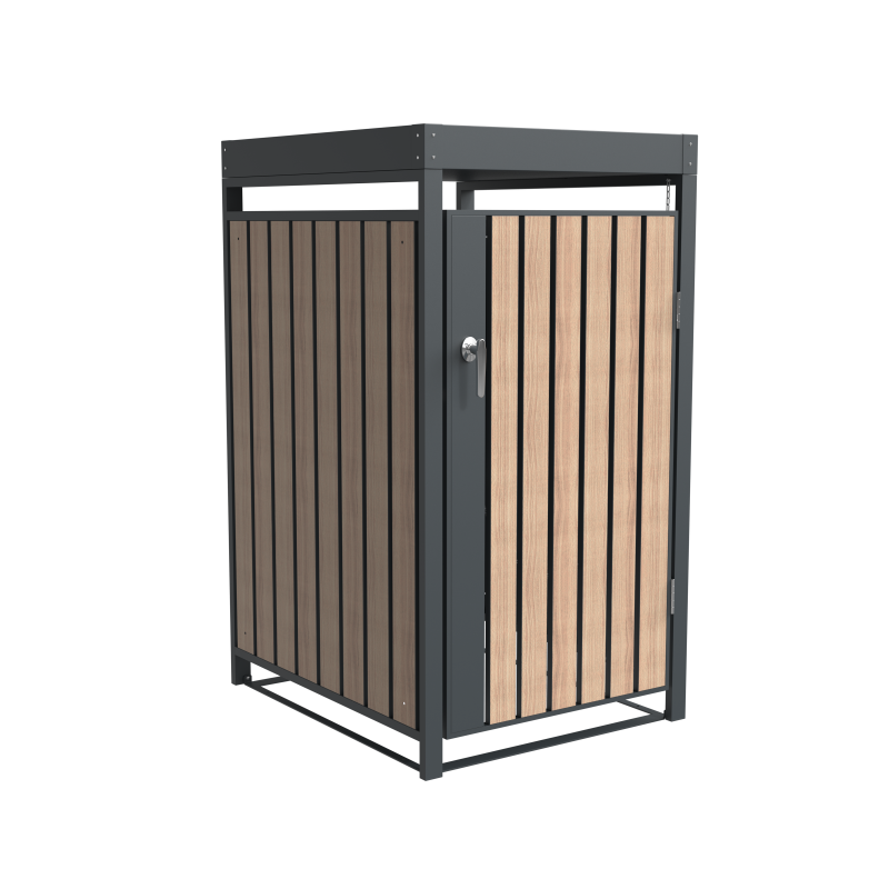 WESTMANN Mülltonnenbox metall Planta 1x240 l