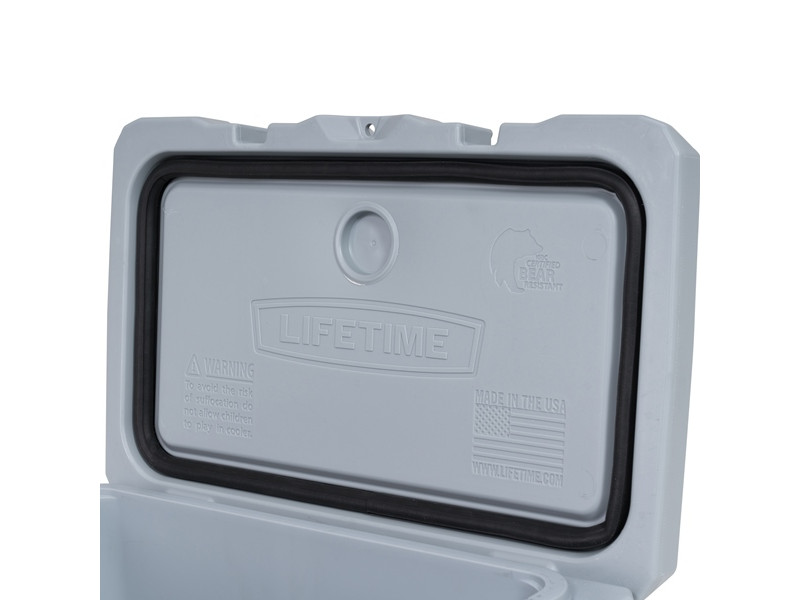 LIFETIME Kühlbox 26,5 Liter Volumen grau