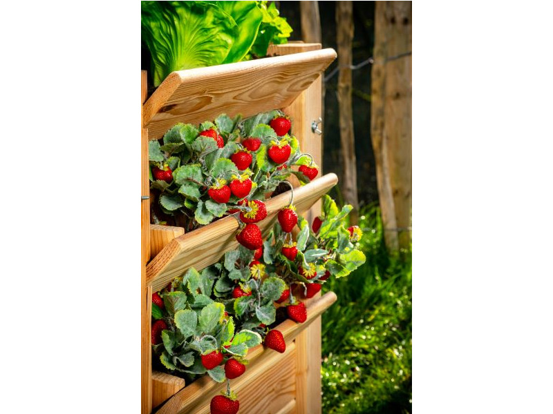 WESTMANN Premium Treppenhochbeet Lärche 120x76x64 cm natur