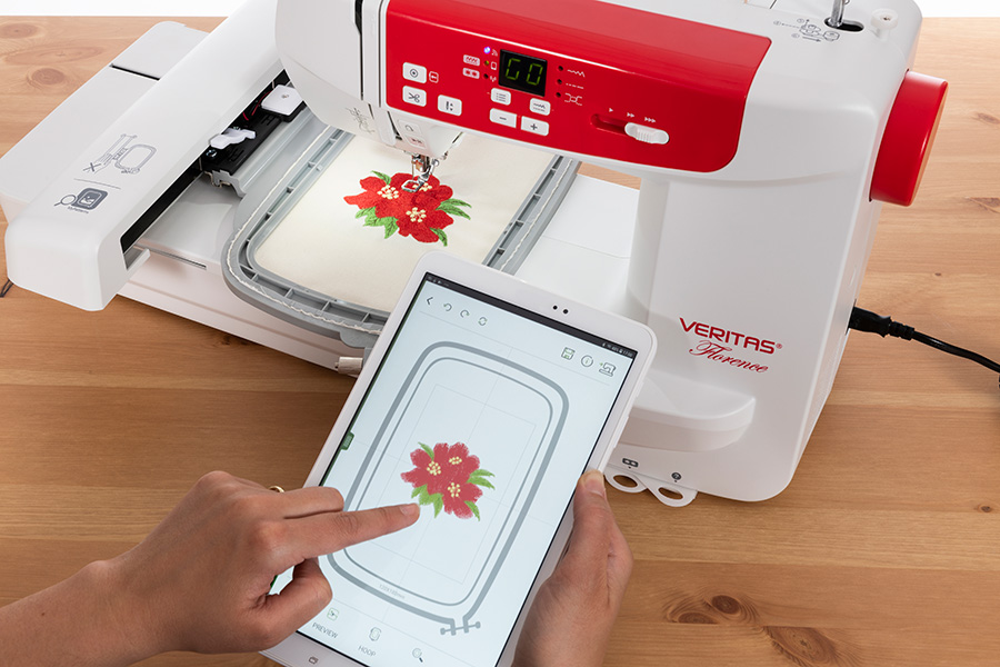 VERITAS Stickmaschine FLORENCE Premium (1331)