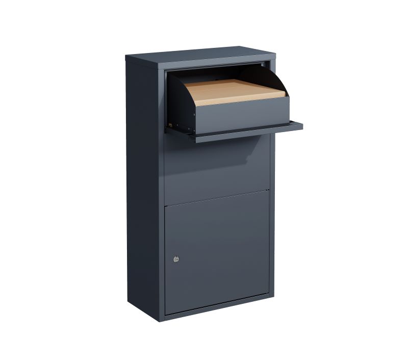 WESTMANN Briefkasten Pollux Stahl mit Paketbox freistehend