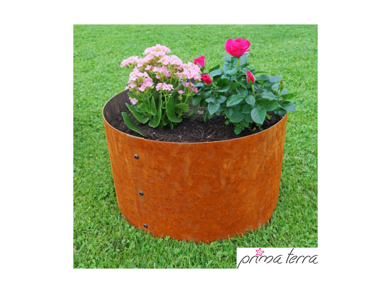 PRIMA TERRA Pflanzenpyramide Metall Edelrost d=120cm