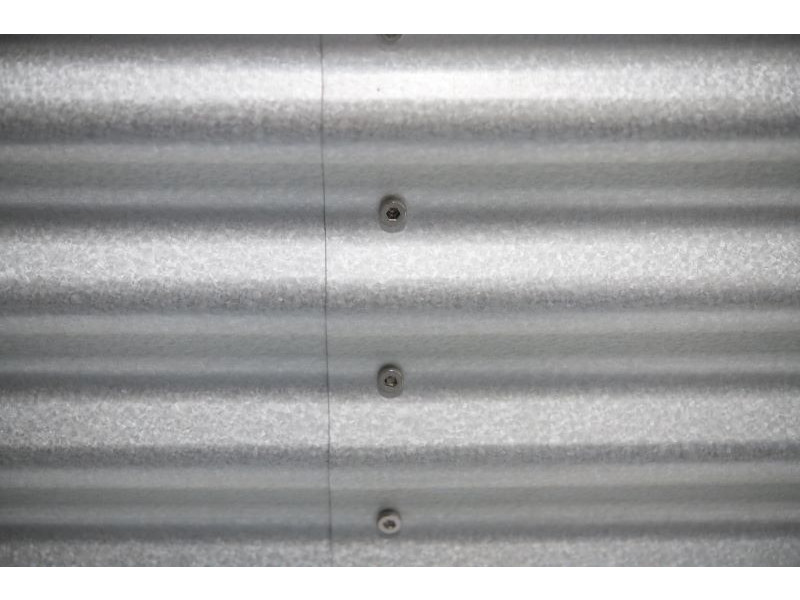 WESTMANN Hochbeet Metall Oval 160x80x82 cm silber