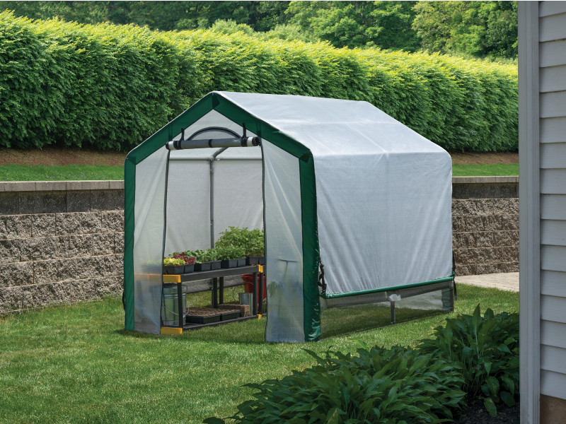 SHELTERLOGIC Folien Gewächshaus Treibhaus 180x240x200 cm