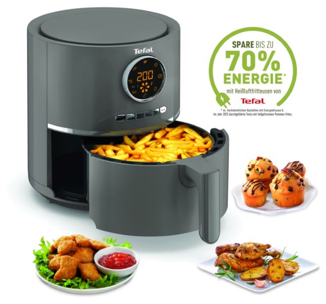 TEFAL Ultra Fry Digital Heißluftfritteuse EY111B