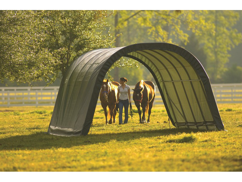 SHELTERLOGIC Weidezelt - Foliengarage 22,6m²