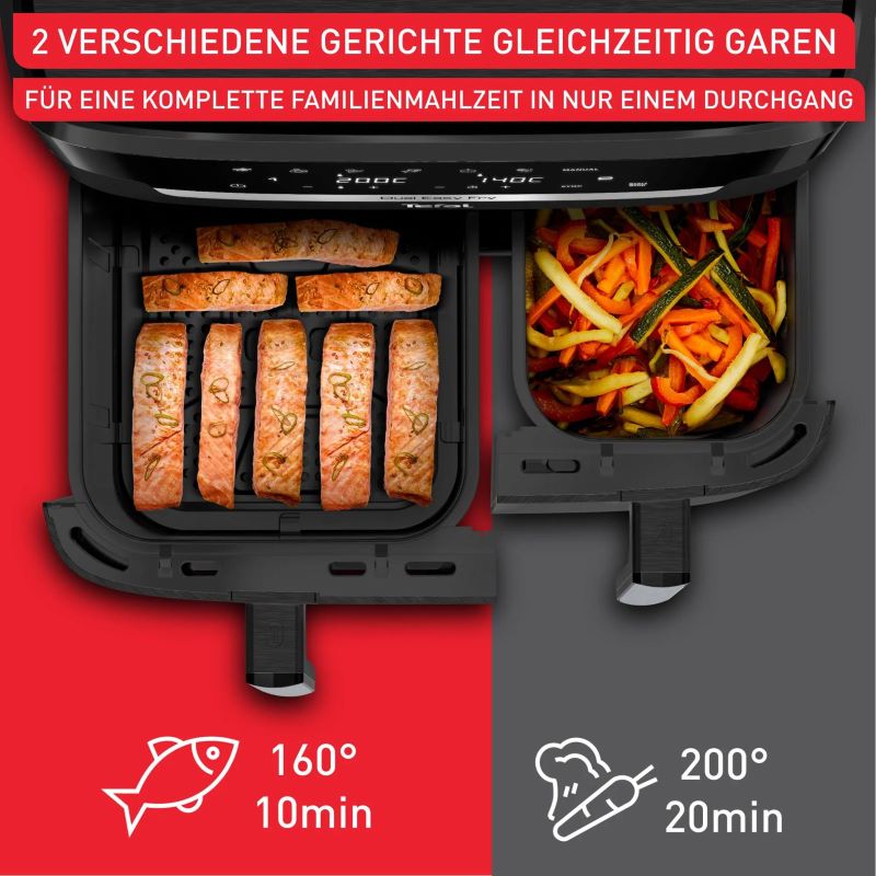 TEFAL Dual Easy Fry Xxl EY9428E0