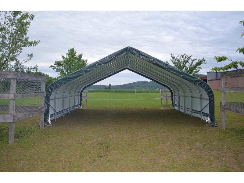 SHELTERLOGIC Weidezelt - Foliengarage 49,6m²