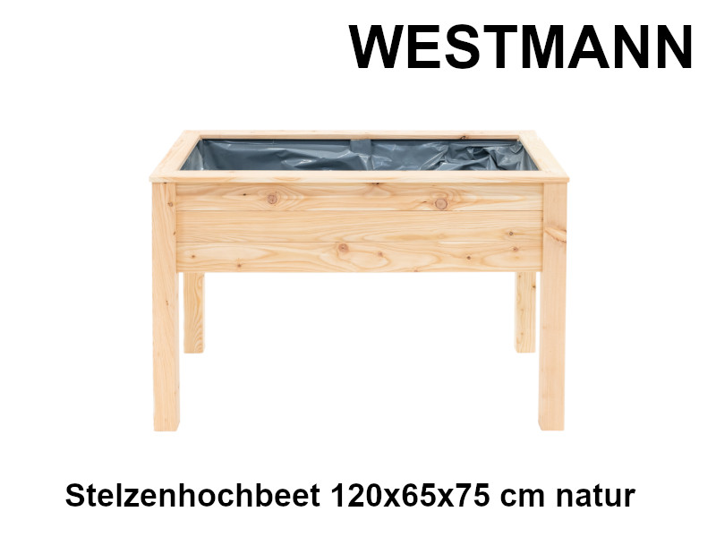 WESTMANN Stelzenhochbeet 120x65x75 cm natur