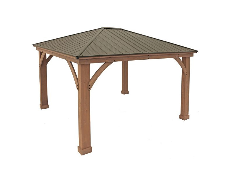WESTMANN Holzpavillon DEVON 366x427 cm natur "12x14"