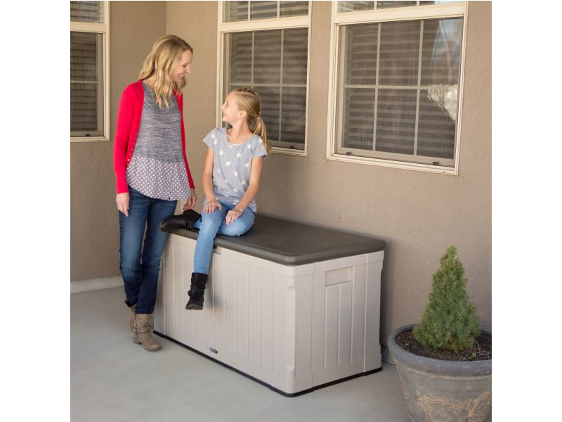 LIFETIME Kissenbox HARMONY Lichtgrau 440 L