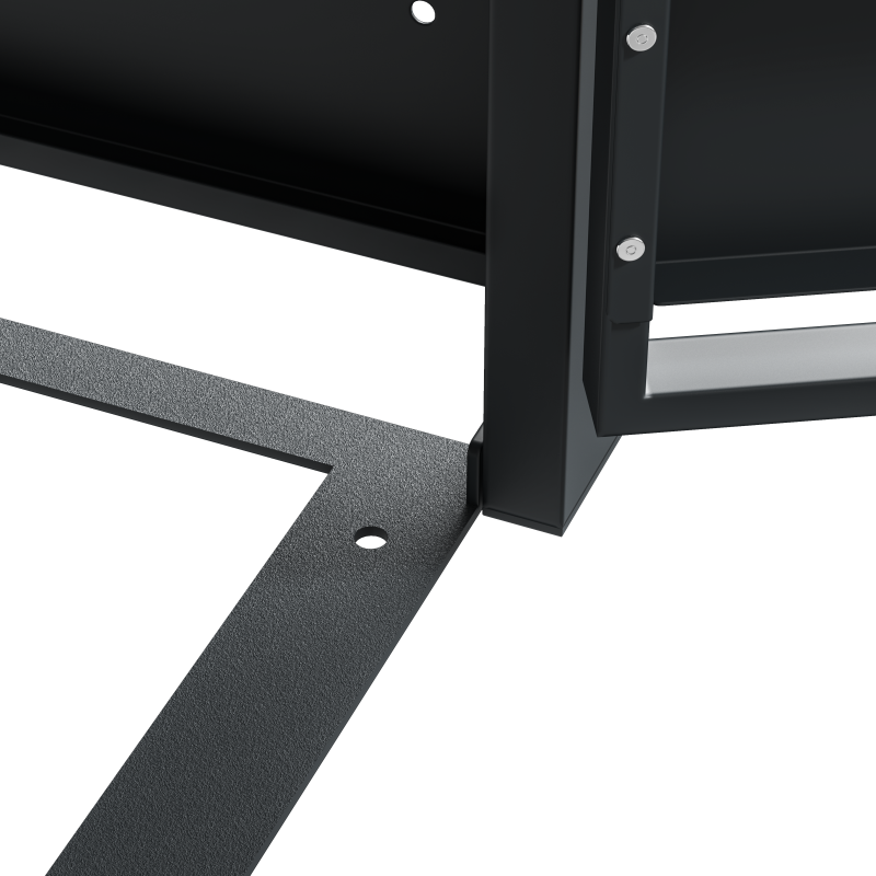 WESTMANN Mülltonnenbox metall Lacina 3x240 l