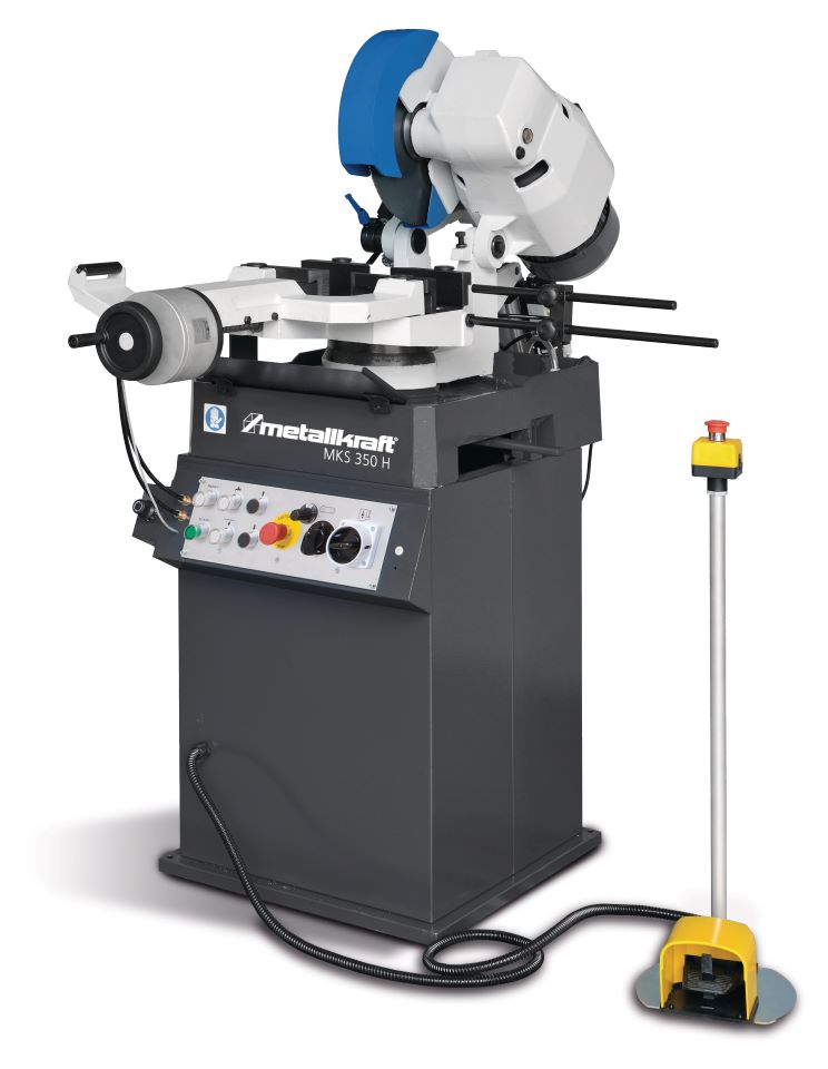 METALLKRAFT Manuelle Metallkreissäge MKS 350 H Halbautomatik SET