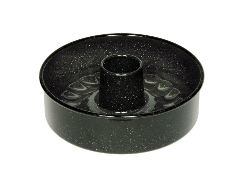 RIESS Email Tortenform 26 cm 3-tlg SCHWARZ