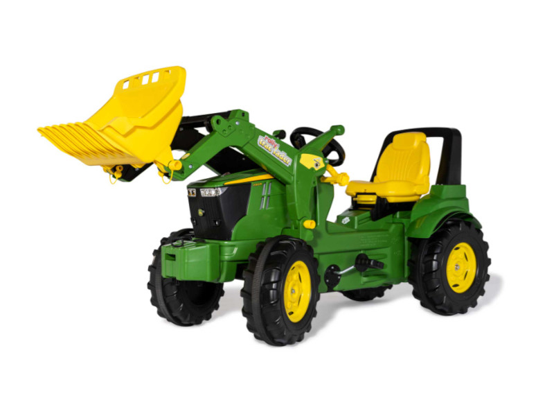 ROLLY TOYS Trettraktor Farmtrac JOHN DEERE 7310R Premium II mit Lader