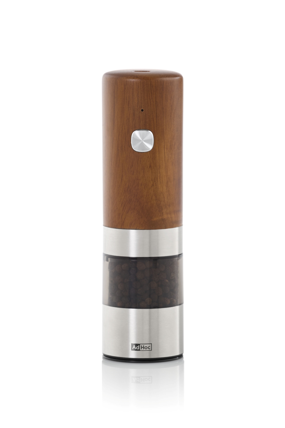 AdHoc i.Mill EP162 Elektrische Pfeffer- & Salzmühle USB-C 17 cm Akazienholz