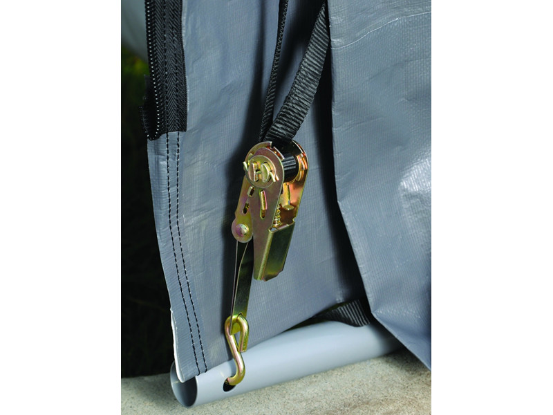 SHELTERLOGIC Gerätehaus Folienhaus in-a-BOX 5,76m² 240x240cm GRAU