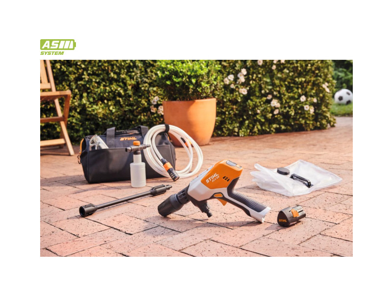 STIHL Akku Druckreiniger RCA 20 mit 2x Akku AS 2 und Ladegerät AL1