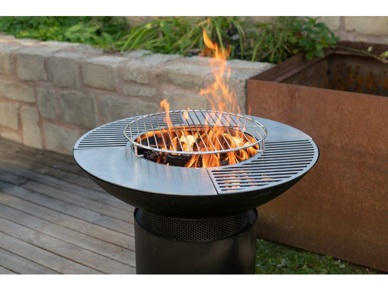 WESTMANN Grill, Plancha und Feuerplatte schwarz