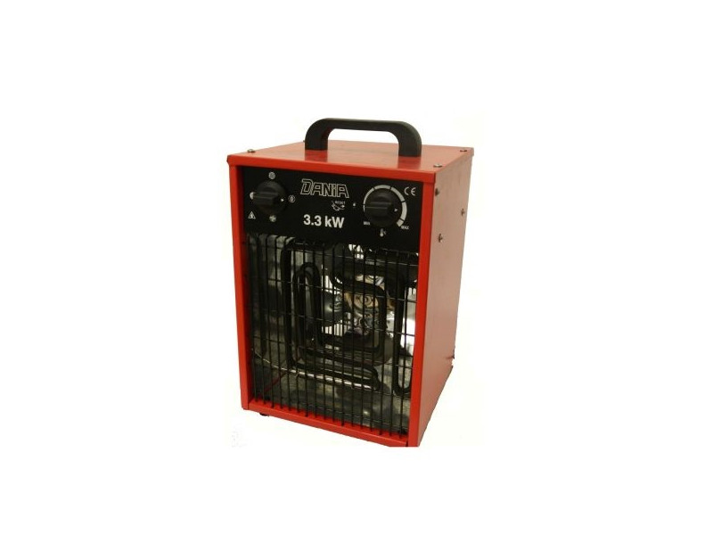 DANIA Elektroheizer 3,3 kW, 230V Heizgebläse Heizkanone