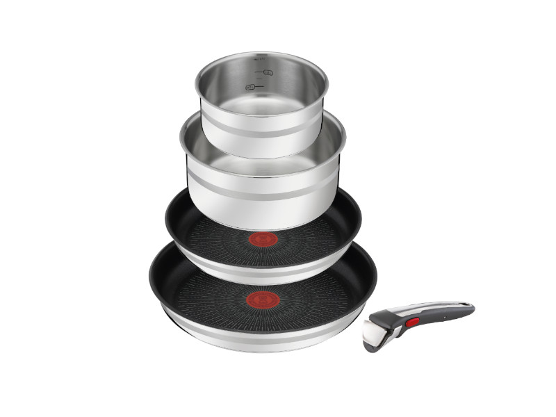 TEFAL Kochtopfset Jamie Oliver INGENIO G6 5-tlg Edelstahl