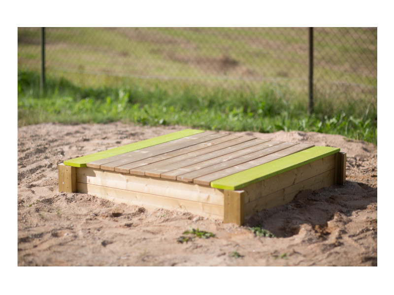 WENDI TOYS Sandkasten Deluxe 120x120x25