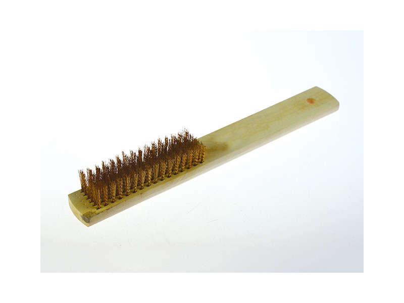 WELDY Messingbürste mit Holzgriff - 130.612