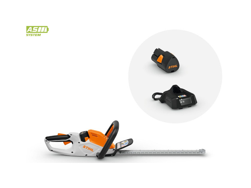 STIHL Akku Heckenschere HSA 30 mit Akku AS 2 und Ladegerät AL 1