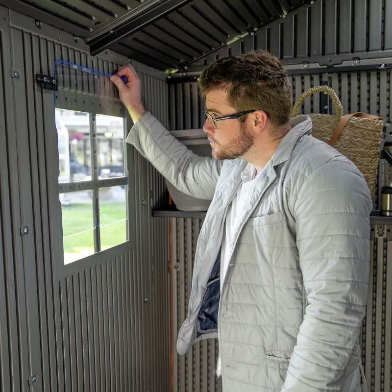 LIFETIME Kunststoff Gerätehaus PLUTO,206x350x225 cm