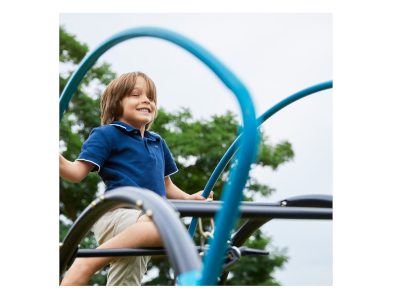 TP TOYS Stahl Klettergerüst UFO mit Hängesessel