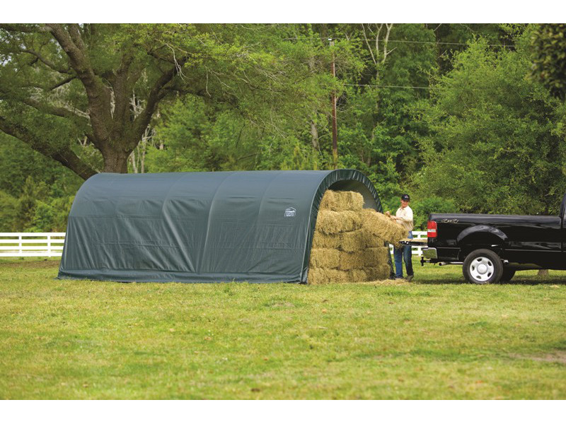 SHELTERLOGIC Weidezelt - Foliengarage 22,6m²