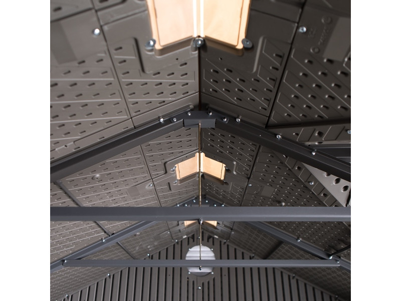LIFETIME Gerätehaus Gartenhaus SATURN 244x305 cm Kunststoff