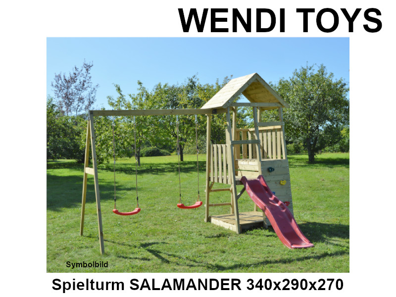 WENDI TOYS Spielturm SALAMANDER 340x290x270