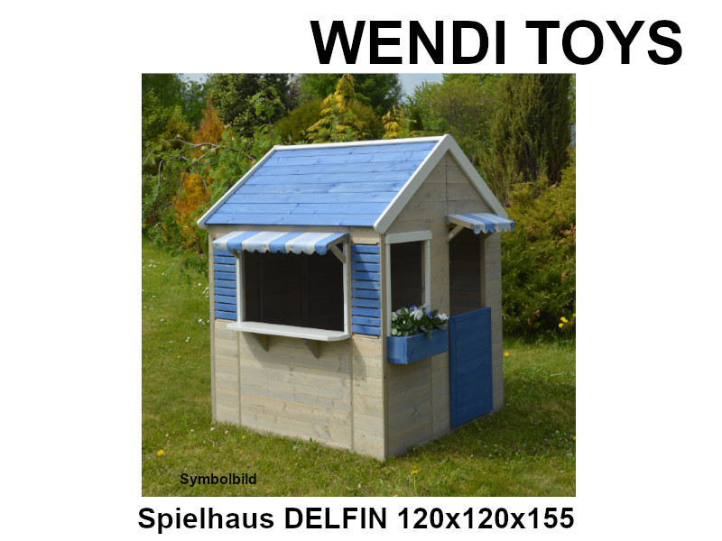 WENDI TOYS Spielhaus DELFIN 120x120x155