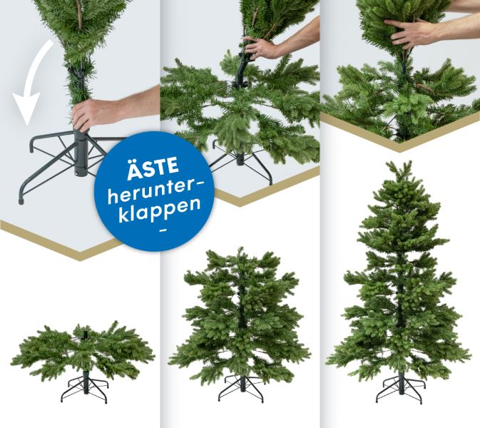 EVERGREEN Weihnachtsbaum Vermont Fichte grün 180 cm