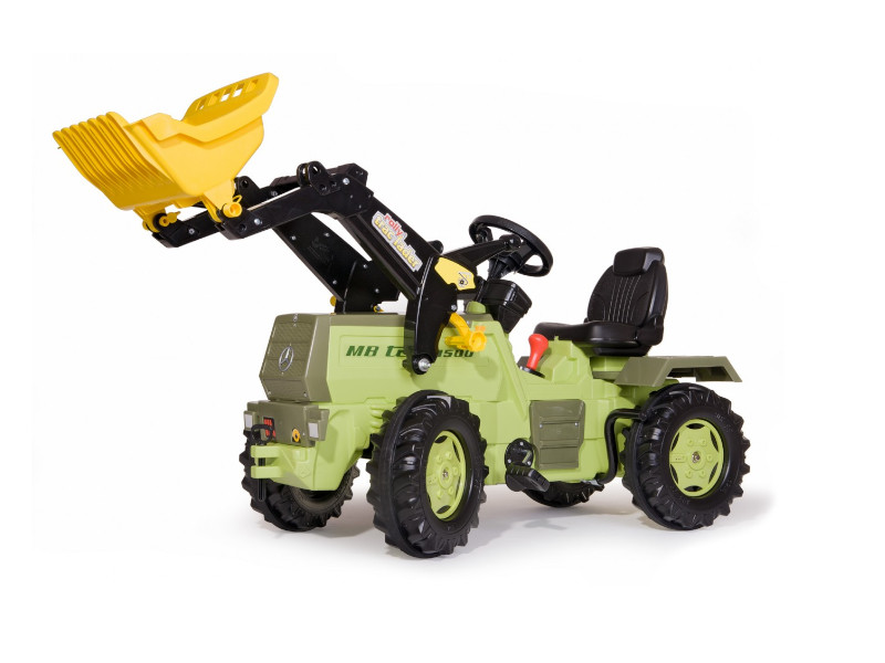 ROLLY TOYS Trettraktor MB 1500 mit Lader, Schaltung und Bremse - 046690