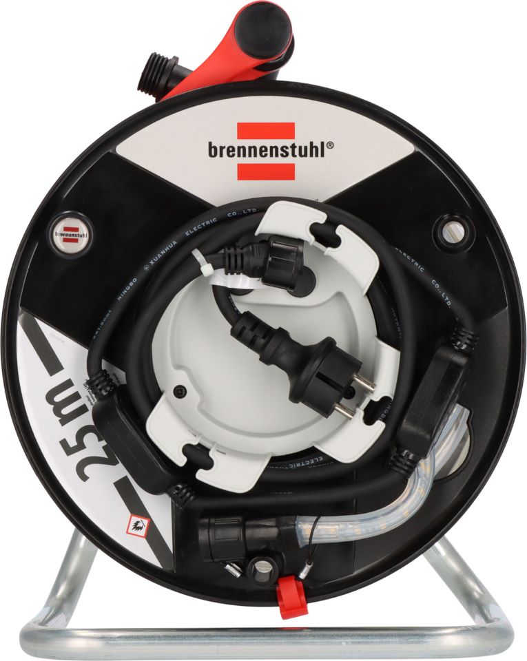 BRENNENSTUHL LED-Lichtschlauch BS2540SI D auf Aufbewahrungstrommel - 25m beidseitig