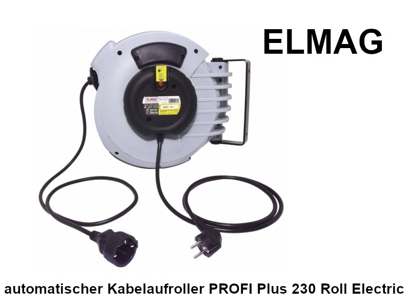 ELMAG automatischer Kabelaufroller PROFI Plus 230 Roll Electric