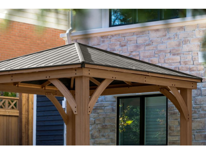 WESTMANN Holzpavillon DEVON 366x366 cm natur "12x12"