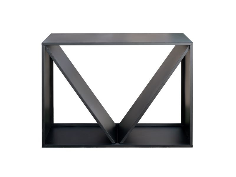 WESTMANN Kaminholzregal 114,5x35x80 cm schwarz