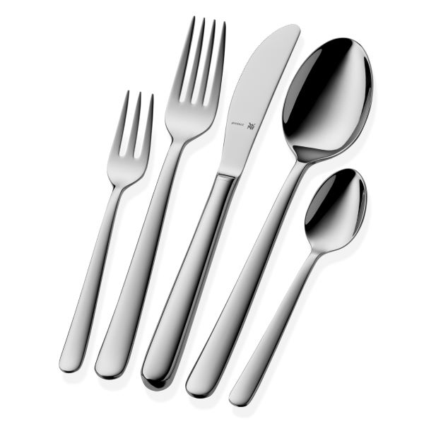 WMF Besteck KULT PLUS 66-teilig poliert, Cromargan protect, Set für 12 Personen