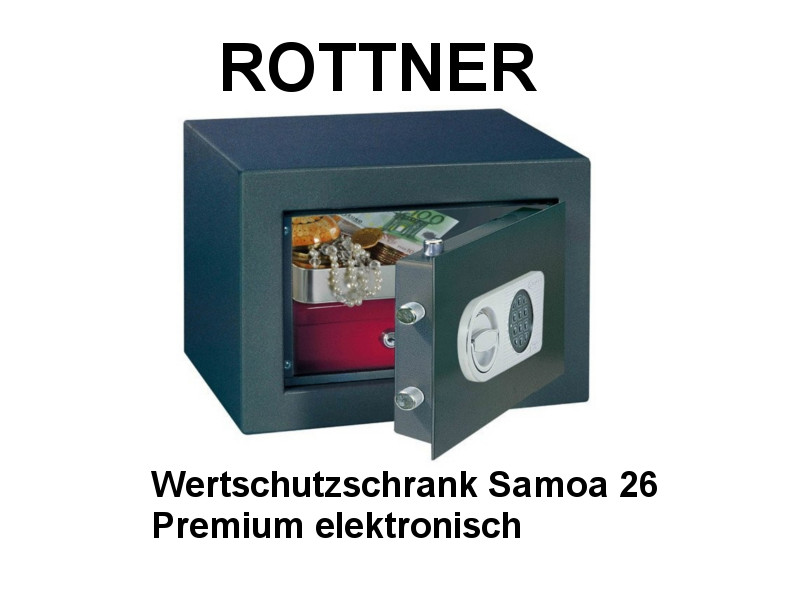 ROTTNER Wertschutzschrank Samoa 26 Premium elektronisch