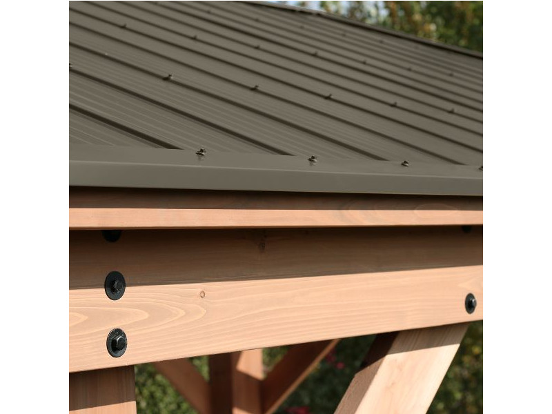 WESTMANN Holzpavillon DEVON 371x490 cm natur "12x16"