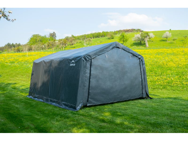 SHELTERLOGIC Folien Garage in-a-BOX 18,13m² 490x370cm GRAU
