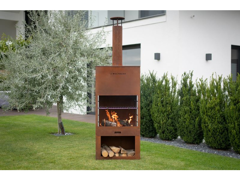 WESTMANN Grill und Gartenkamin rost