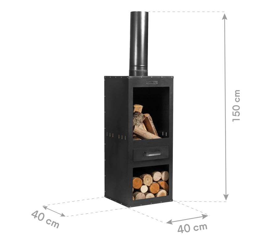 COOKKING Gartenofen Rosa