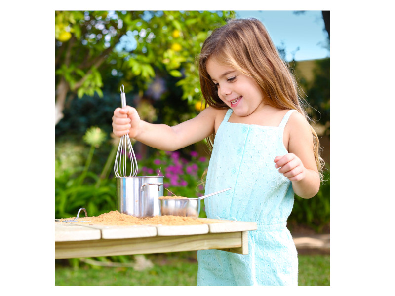 TP TOYS Holz Kinderspielküche DELUXE mit Zubehör