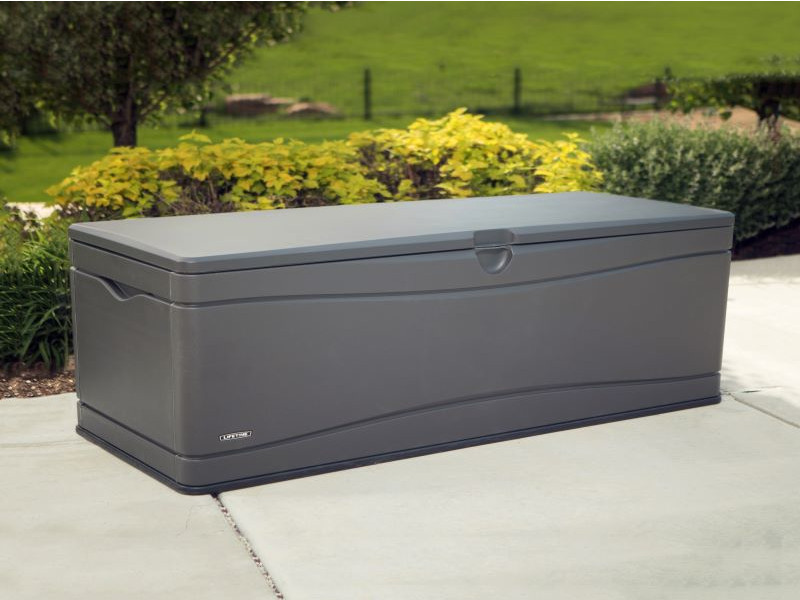 LIFETIME Kissenbox XXL Carbongrau 495 L